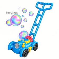 Bubble Maker Machine Blower Automatic Blowing Lawn Mower Kids Bubble Mower Toy