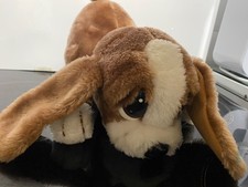 Vintage 1980s Applause - Sad Sam 11” Plush Soft Toy Dog
