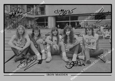 Iron maiden signed - signed, limited