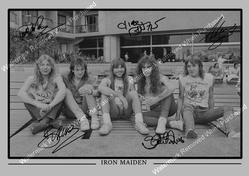 Iron maiden signed limited - signed,