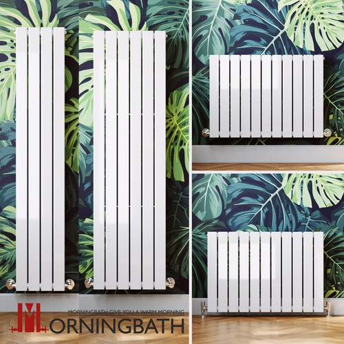 White radiator central heating - central,