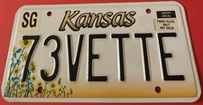 73VETTE Vanity License Plate