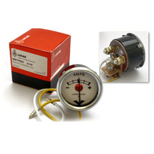Lucas ammeter white face - 6v,