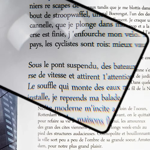 Book magnifier for reading - book,