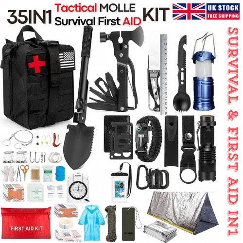 35in1 survival kit first - survival, aid