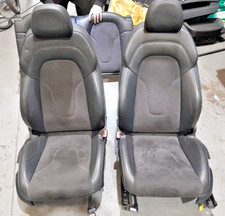 2012 AUDI TT 8J SPORT COUPE INTERIOR SEATS BLACK HALF-LEATHER ALCANTARA OEM