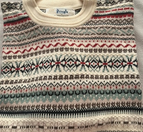 Fairisle cotton pringle - fairisle,