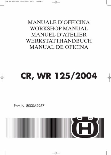 Husqvarna workshop service