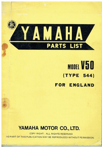 Yamaha v50 spec - v50, (type