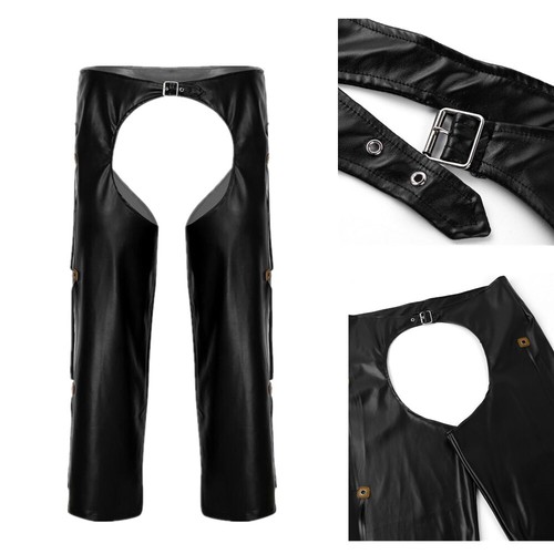 Men faux leather long - faux,