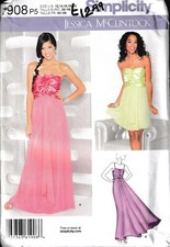 Jessica McClintock Strapless