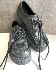 Underground Shoes Green Great condition UK5.5 EU39 platform Punk cosplay