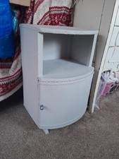 Lloyd Loom grey cabinet with