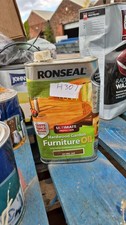 Ronseal Ultimate Protection Hardwood Garden Furniture Oil Natural Oak 1 L DAMAGE