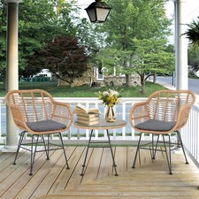 3Pcs Garden Bistro Table &