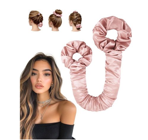 Satin heatless hair curler - satin,