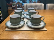 DENBY REGENCY GREEN 6 X CUPS