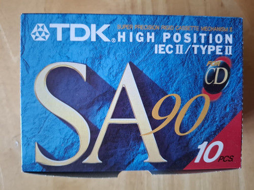 10x tdk sa90 blank - 10x,