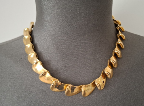 Vintage monet signed gold - vintage, tone