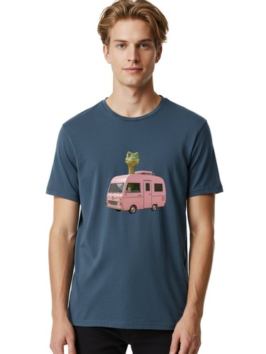 Pink camper van - pink-camper-van, graphic