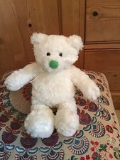 Gund White Fluffy Teddy Bear