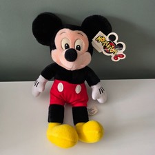 Disneyland Walt Disney World Mouseketoys Mickey Mouse Plush Soft Toy 12" Vintage