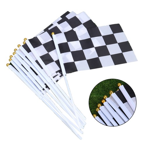 Mini checkered hand flags for - mini,