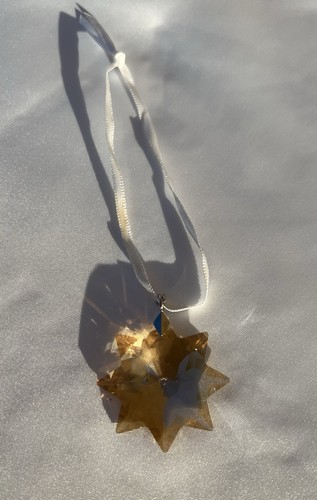 Swarovski golden star ornament - golden,