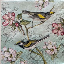2 x cocktail paper napkins for