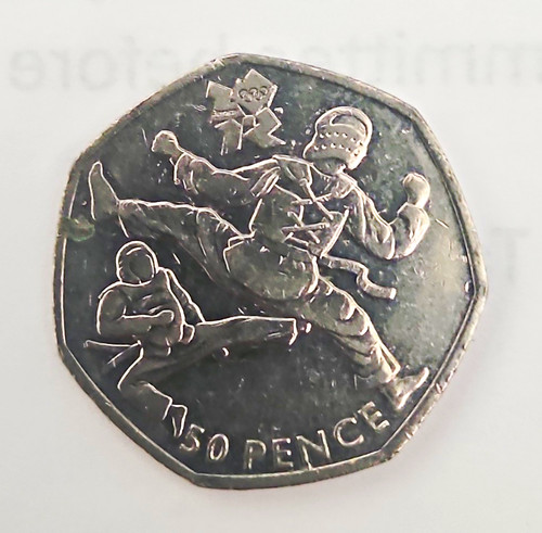 2011 50p coin olympic - 2011,