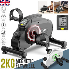 Mini Exercise Bike Portable Pedal Arm Leg Foot Cycle Pedal Exerciser Trainer