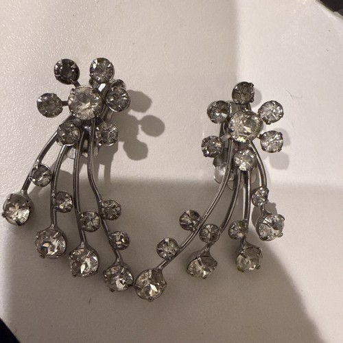 Vintage silver tone - tone, deco
