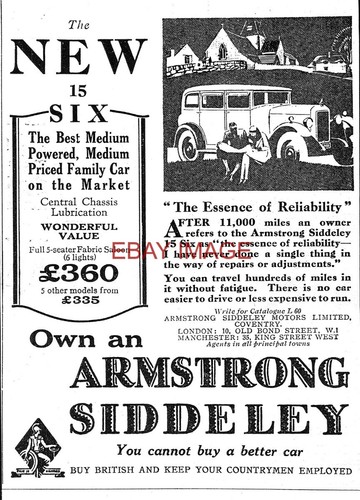1929 advert for armstrong - 1929,
