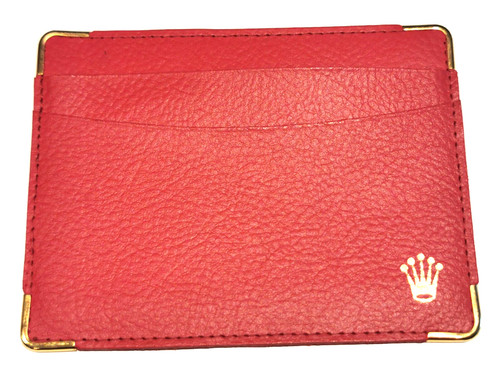 Rolex burgundy document holder - rolex,