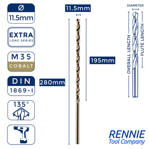 Din1869 extra long - extra, hss