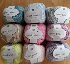 Rico Sport Print Cotton Rich DK Degrade effect CLEARANCE