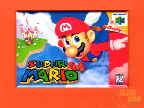 N64 super mario box - box, art