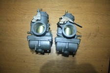 SUZUKI T500 TITAN CARB CARBURETOR PAIR SET 156 32MM MIKUNI TWIN