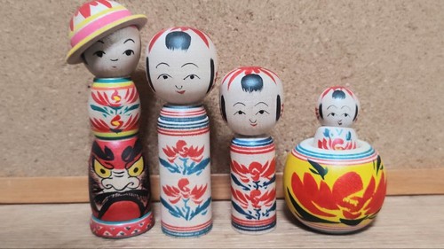 Traditional kokeshi dolls zao - kokeshi, dolls,