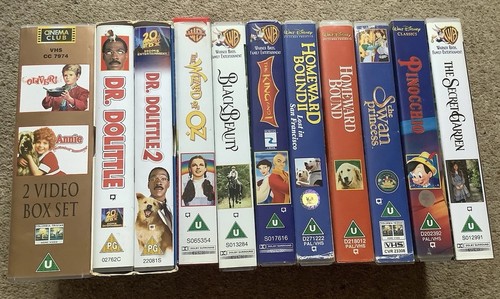 Vhs tape job lot film - tape, 12