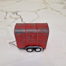 Vintage Corgi Toys Rice Pony Trailer - Red Horse Trailer with Working Ramp