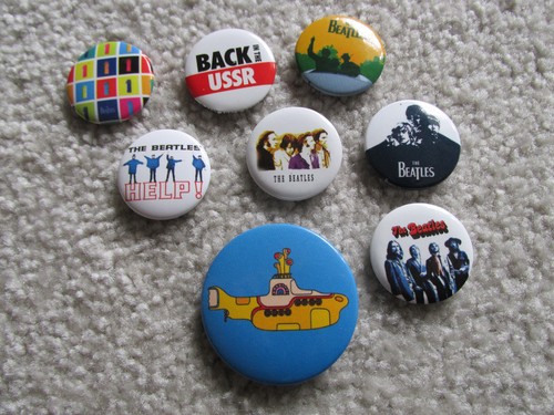 The beatles button - the, badge