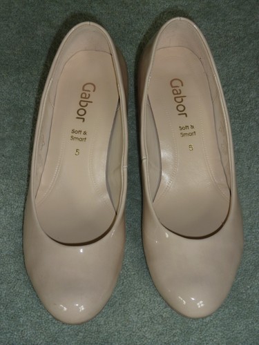 Ladies gabor patent shoes size - gabor,