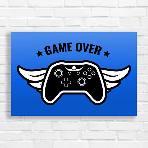 Game over gaming - game, blue