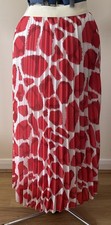 A1 MODA Red PATTERN SKIRT