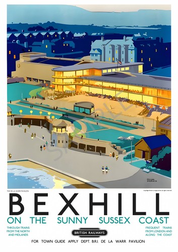 Vintage railway poster - railway,