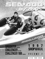 Sea-Doo 1997 Speedster, Challenger, 1800 Shop Repair Manual New Paperback 