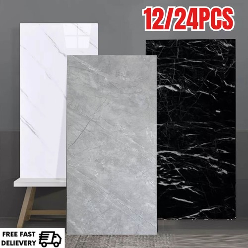 24x pvc marble tiles - pvc, wall