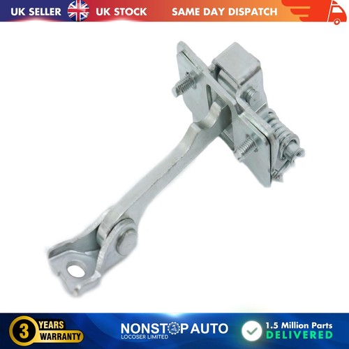 Front door hinge stop check - front,