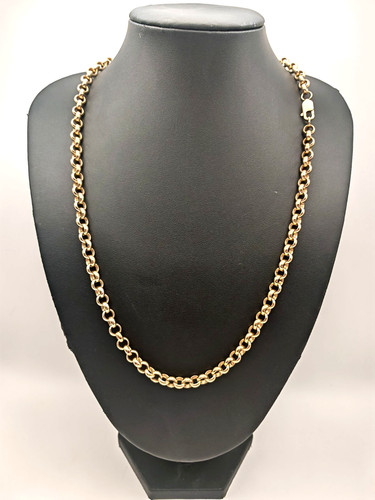 9ct yellow gold - yellow, belcher